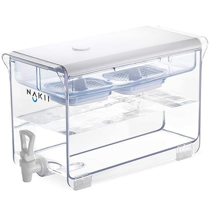 Nakii Water Filter Dispenser with 2 Filters - 18-Cup Water Dispenser with 300 Gallons Capacity Long-Lasting NSF-Certified Filters for Cleaner and Healthier Drinking Water - Faster Filtration, BPA-Free - Image 3