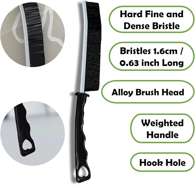 Betanull Crevice Cleaning Brush Set, Multi-Purpose Hard Bristle Brushes for Deep Cleaning Kitchen, Bathroom, Grout, Sink, Cup, Teapot, Bottle, Blender, Corners, Tight Spaces & More - Image 2