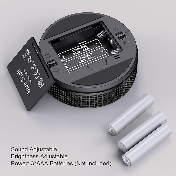 BlueSnail Kitchen Timer with LED Digital Display Smart Efficana for Home Classroom Gym Office, Volume and Brightness Adjustable Productivity Timer - Image 3