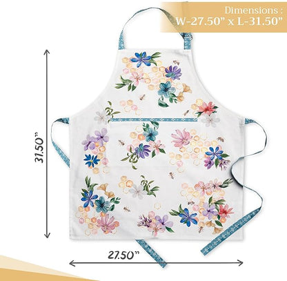 Maison d' Hermine 100% Cotton Apron for women with Pocket Kitchen Chef Apron for Men Cooking Mothers Day Gifts - Image 4