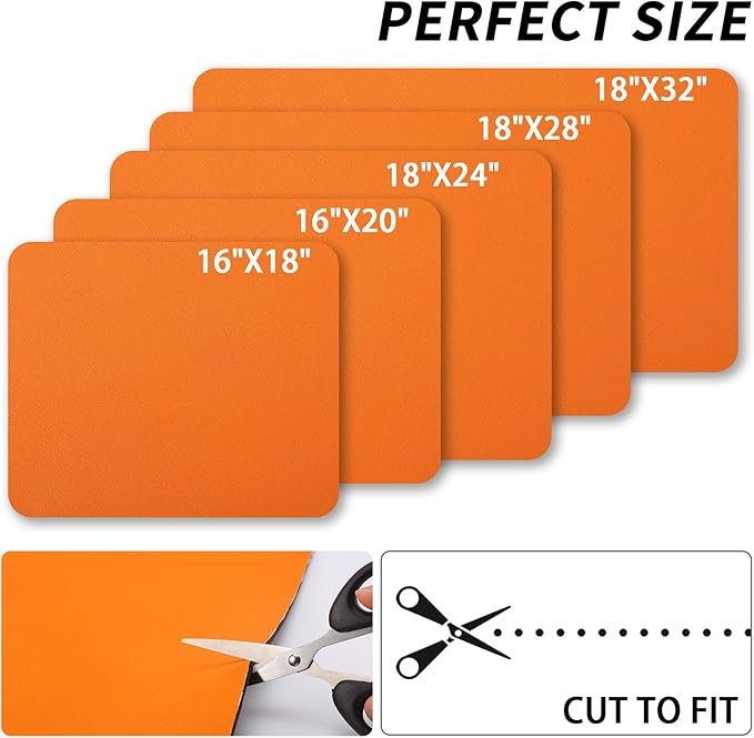 HotLive Dish Drying Mat for Kitchen Counter, Heat Resistant Drainer Mats with Non-slip Rubber Backed, Hide Stain Kitchen Super Absorbent Draining Mat, Easy to Clean Dish Rack Pad, Orange 16"x20" - Image 6