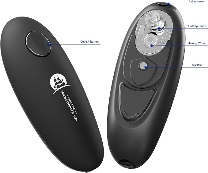 Automatic Electric Can Opener - Hands-Free Operation, Smooth Edge Cutting, Battery Powered for Effortless Opening - Image 5