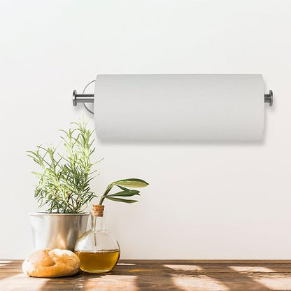 Paper Towel Holder Wall Mount - Under Cabinet Paper Towel Holders - Anti-Rust, Mounts On Wall or Cabinet, Vertically or Horizontally, Durable, Premium Elegant Design- Quick and Easy Installation - Image 3