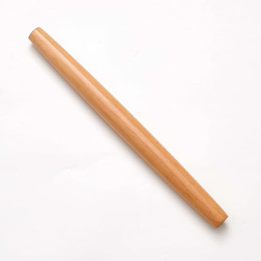 French Rolling Pin for Dough - Fulimax 16" Classic Wood Rolling Pins for Baking, Dough Roller for Fondant Pizza Pie Crust Cookie Pastry Pasta, Kitchen Baking Supplies, Beech Wood by Fulimax