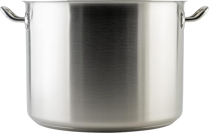 Winware SST-40 Stainless Steel 40 Quart Stock Pot with Cover - Image 2