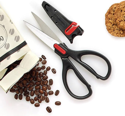 Farberware Self-Sharpening Stainless Steel All-Purpose Shears with Edgekeeper Sleeve - Image 2