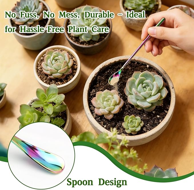 OLIISS Stainless Steel Reptile Feeding Tongs and Spoon Set - 10.6" Straight & Curved Tweezers for Aquariums & Crafts - Feeder Tools for Bearded Dragons & Lizards - Terrarium Tank Supplies - Image 4