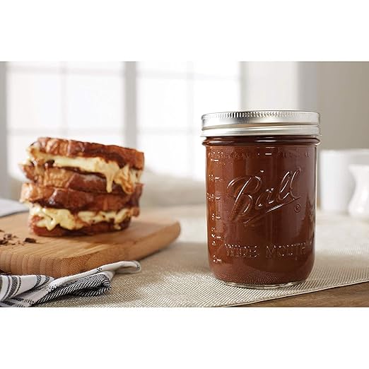 Ball Wide Mouth Glass Mason Jars with Lids and Bands, Used for Canning, Pickling, Juice, Jam, Jelly, Pint Size 16 Ounce (Pack of 36) - Image 7