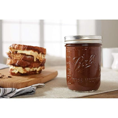 Ball Wide Mouth Glass Mason Jars with Lids and Bands, Used for Canning, Pickling, Juice, Jam, Jelly, Pint Size 16 Ounce (Pack of 6) - Image 8