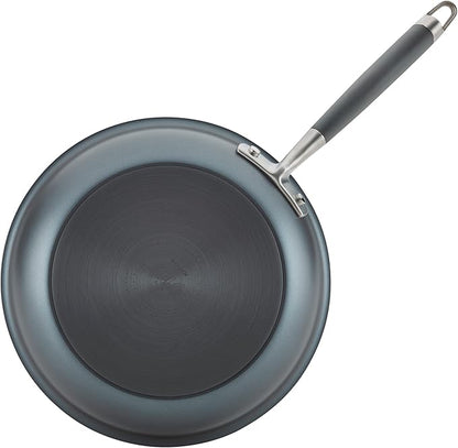 Anolon Advanced Home Hard-Anodized Nonstick Skillets (2 Piece Set- 10.25-Inch & 12.75-Inch, Moonstone) - Image 10