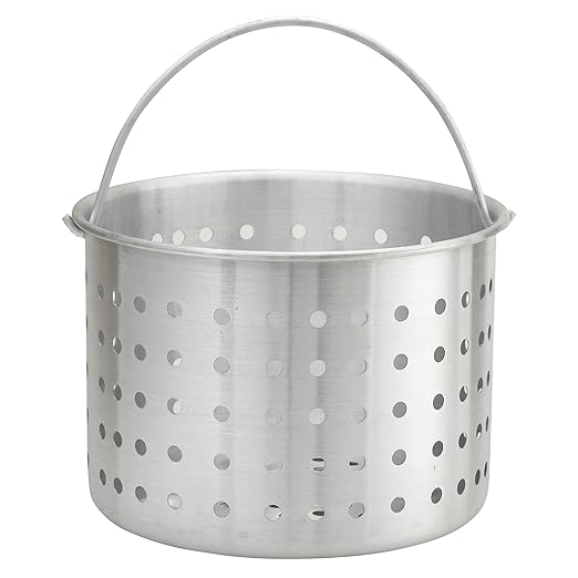 Winco Aluminum Steamer Basket for 32 Quart Stock Pots
