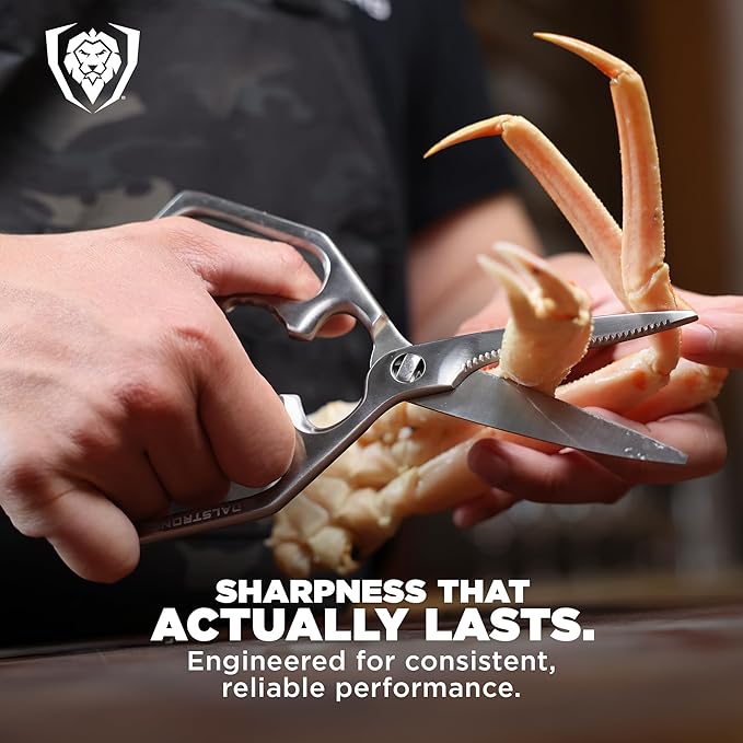Dalstrong Kitchen Scissors — Japanese Stainless Steel Shears, Ambidextrous, Detachable for Cleaning — For Spatchcocking Chicken, Trimming Herbs, Pizza, Flatbread & Package Opening - Image 2