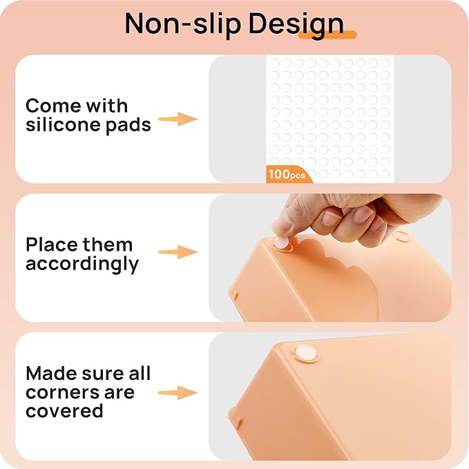 Vtopmart 25 PCS Plastic Drawer Organizers Set, 4-Size Versatile Bathroom and Vanity Drawer Organizer Trays, Storage Bins for Makeup, Bedroom, Kitchen Gadgets Utensils and Office - Image 7