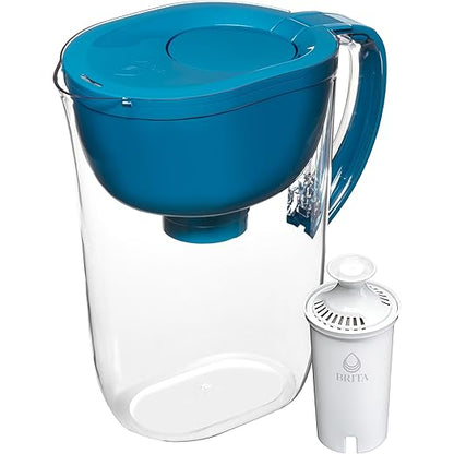 Brita Large Water Filter Pitcher for Tap and Drinking Water with SmartLight Change Indicator, Includes 1 Standard Filter, BPA-Free, Lasts 2 Months, 10-Cup Capacity, Teal - Image 12