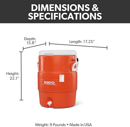 Igloo Sports Cooler | Insulated Beverage Dispenser with Spout |Portable Handwashing Station - Image 2