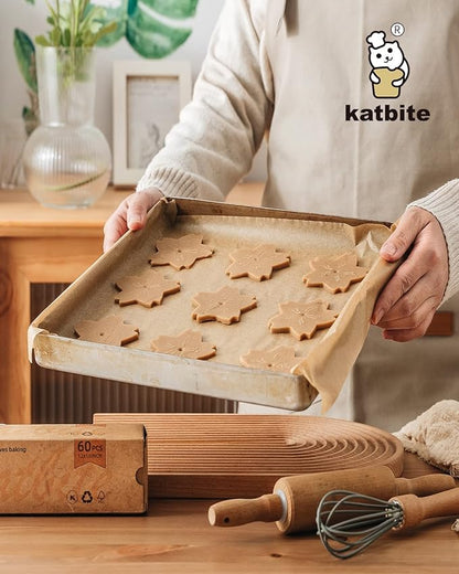 Katbite 12x16 Inch Parchment Paper Sheets, Pre cut Unbleached Baking Paper, Heavy Duty & Non-stick for Half Sheet Baking, Cooking, Grilling Wrapping Foods - Image 8