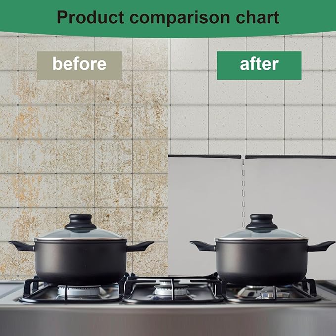 Silver Stainless Steel Large 4 Sided Splatter Guard for Frying Stove Top,Oil Splash Guard Cooking for Stove,Non Stick Foldable Splatter Screen for Stove Top - Image 6