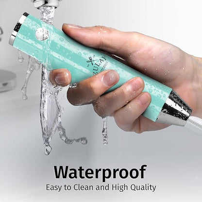Zulay Kitchen Rechargeable Milk Frother Handheld Lux - Powerful 2-Speed Motor, Waterproof, 2000mAh Battery - Drink Mixer for Latte, Cappuccino, Matcha & Protein Powder - Sky Blue - Image 6