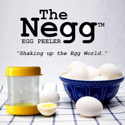 The Negg Boiled Egg Peeler Black