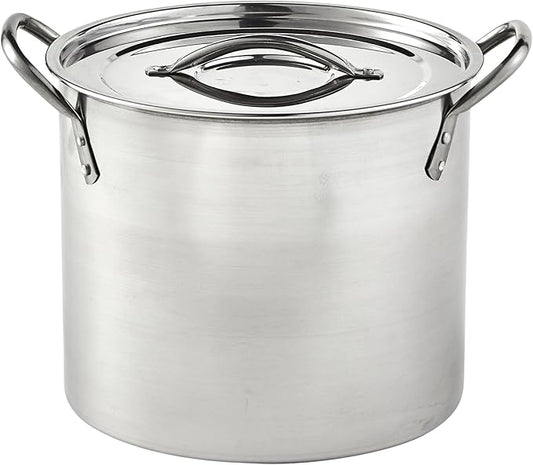 IMUSA 12 Quart Stainless Steel Stock Pot with Lid by VisitIMUSA