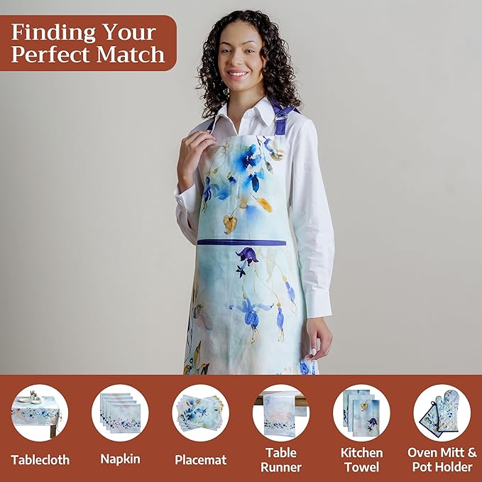 Maison d' Hermine 100% Cotton Apron for women with Pocket Kitchen Chef Apron for Men Cooking Mothers Day Gifts - Image 4