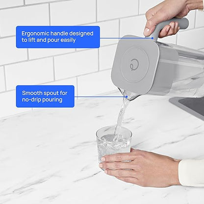 Culligan with ZeroWater Technology 10-Cup Water Filter Pitcher – Includes 5-Stage Advanced Water Filter, IAPMO Certified to Reduce Lead, Total PFAS (Forever Chemicals), Mercury, Fluoride, and Chlorine - Image 7