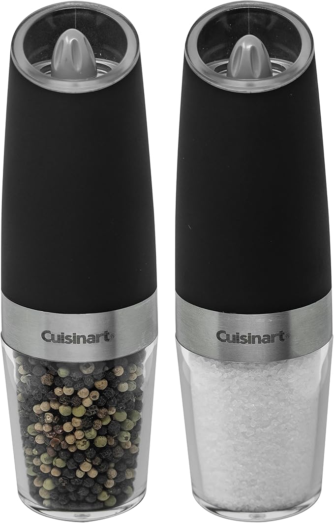 Cuisinart CSS-2424 Gravity Salt and Pepper Spice Mill with Blue LED Light, 2/3 Cup Capacity - Image 7