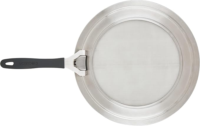 Circulon Tools and Gadgets Universal Splatter Guard Mesh Grease Cover for Pots and Pans Protects Stove, Countertop, and Kitchen from Oil when Frying, 13 Inch Splatter Guard - Stainless Steel - Image 8