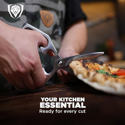 Dalstrong Kitchen Scissors — Japanese Stainless Steel Shears, Ambidextrous, Detachable for Cleaning — For Spatchcocking Chicken, Trimming Herbs, Pizza, Flatbread & Package Opening - Image 5