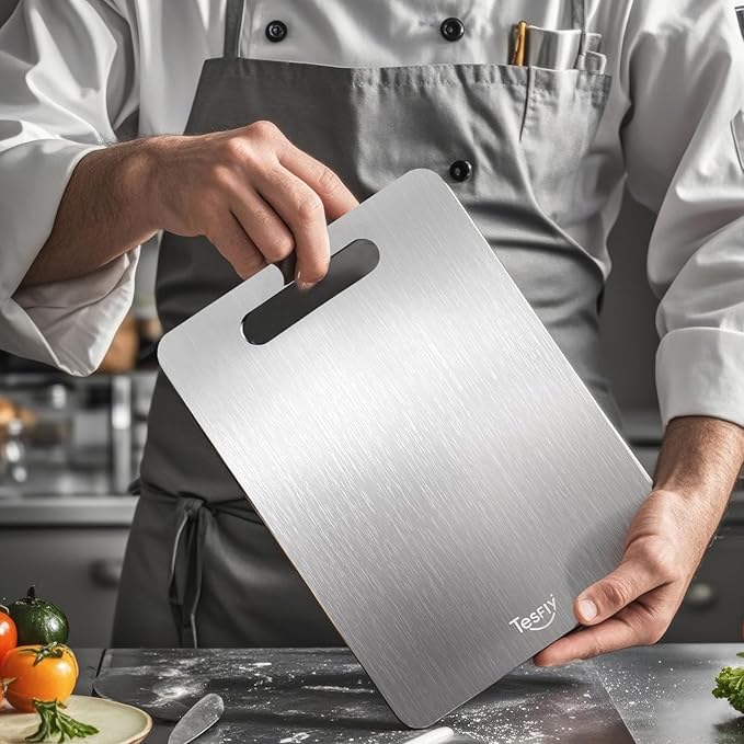 Cutting Boards For Kitchen,Easy to clean, Double-sided food-grade Cutting Board For Cutting Meats, Fruits And Vegetables（13 * 9）