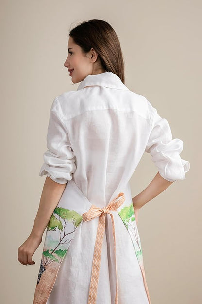 Maison d' Hermine 100% Cotton Apron for women with Pocket Kitchen Chef Apron for Men Cooking Mothers Day Gifts - Image 7