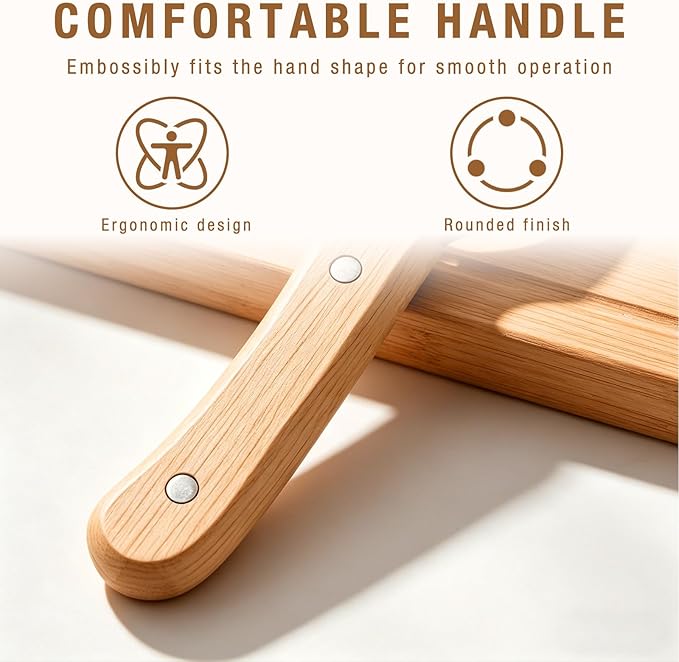 2 Pack Multifunctional Vegetable Peeler with Wooden Handle, 3-In-1 Veggie Peeler with Scallion Shredder and Bottle Opener, Stainless Steel Kitchen Peeler for Fruit Pumpkin Potato Carrot - Image 6