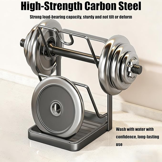 Pot Lid Organizer Rack, Stainless Steel Kitchen Pot Lid Holder & Storage Rack with Drip Tray & Spoon Rest for Countertop Stove Cooking (Beige)