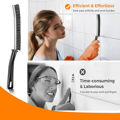 10Pcs Hard-bristled Crevice Cleaning Brush, Multifunctional Thin Gap Scrub Brush, Bathroom Cleaner Tools for Household Use, Kitchen, Window, Toilet, Grout, Faucets, Car - Image 4