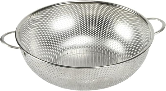 Chef Craft Select Microperforated Colander, 5 Quart, Stainless Steel