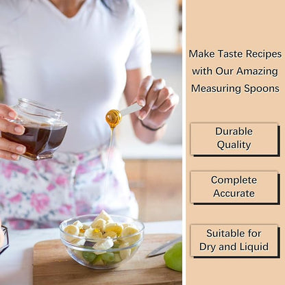 5PCS 1/2tsp (1/6tbsp, 2.5ml) Single Measuring Spoon, Stainless Steel Individual Teaspoons Only - Image 5