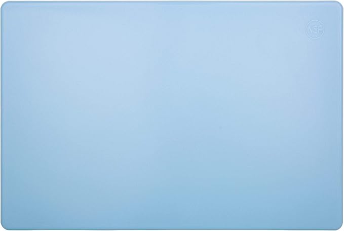 18 x 12 Large Blue Plastic Cutting Board for Fish, Seafood, Shellfish - 1/2 Inch Thick HDPP, NSF and Commercial Grade - Image 6