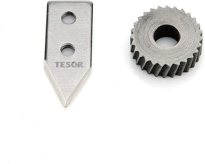 Tesor Replacement Parts - Knife/Blade & Gear Compatible with Edlund #2 Commercial Can Openers (#2 Size - 1 Pack)