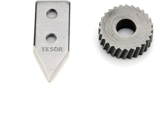 Tesor Replacement Parts - Knife/Blade & Gear Compatible with Edlund #2 Commercial Can Openers (#2 Size - 1 Pack)