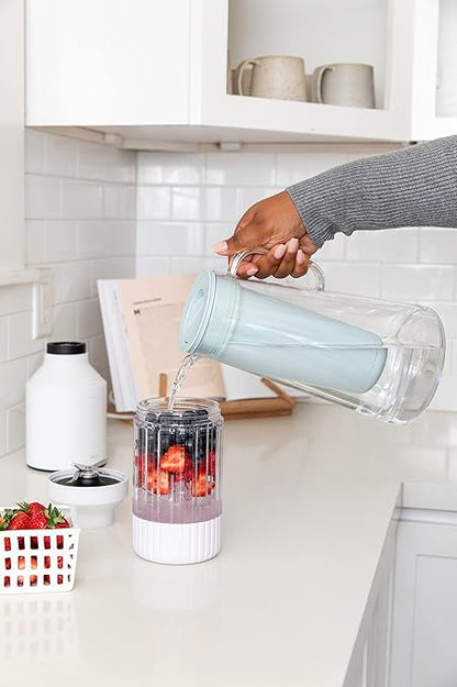 LifeStraw Home – Water Filter Pitcher, 7-Cup, Seafoam, BPA Free Designed for Everyday Protection Against Bacteria, parasites, microplastics, Lead, Mercury, PFAS, and a Variety of Chemicals - Image 6