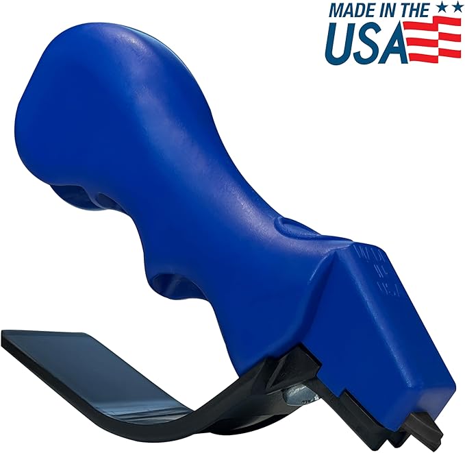 ACCUSHARP Knife Sharpener, Portable and Easy to Use, Hones and Sharpens Cleavers, Kitchen, and Serrated Knives, Sharpens Double Beveled Edge Knives - Image 2