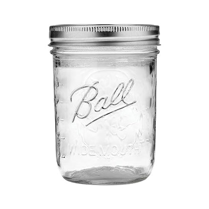 Ball Wide Mouth Glass Mason Jars with Lids and Bands, Used for Canning, Pickling, Juice, Jam, Jelly, Pint Size 16 Ounce (Pack of 36) - Image 2