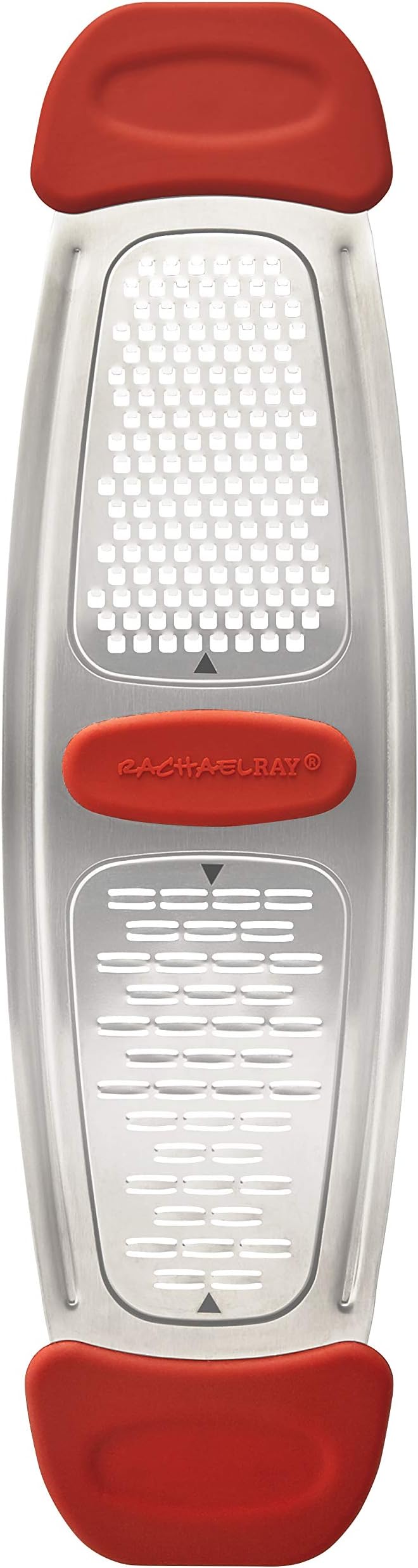 Rachael Ray Multi Stainless Steel Grater, Red Small - Image 6