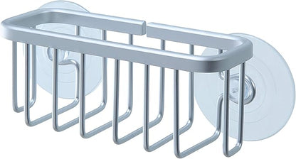 SunnyPoint NeverRust Kitchen Sink Suction Holder for Sponges, Scrubbers, Soap, Kitchen, Bathroom, 6"L x 2.36" W x 2.56"H , Aluminum (Mat Silver, Set of 1) - Image 7