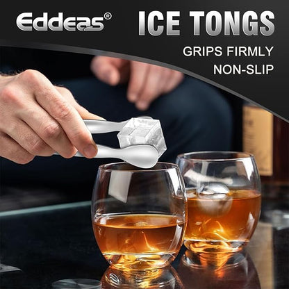 Eddeas Mini Tongs For Serving Food，Set fo 12 Small Tongs For Appetizers，Small Stainless Steel Metal Cooking Tong，for Tea Party Coffee Bar, 4 inch Sugar Tong - Silver - Image 3