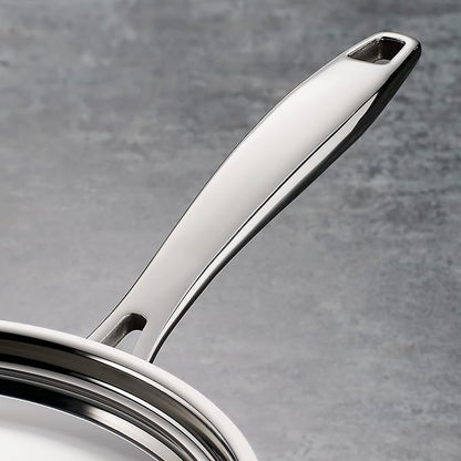 Tramontina Signature Tri-Ply Clad Stainless Steel 2-Quart Sauce Pan with Lid, Induction-Ready, Dishwasher-Safe, NSF-Certified, Made in Brazil - Image 4