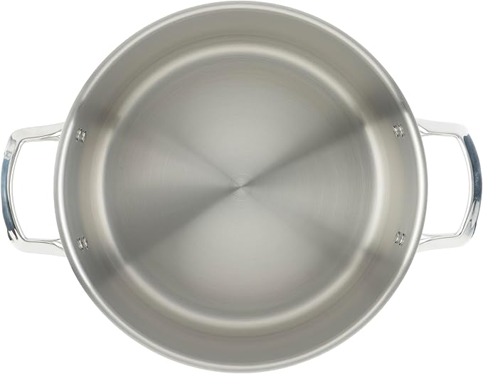 WINCO Tri-Ply Stock Pot, Silver - Image 7