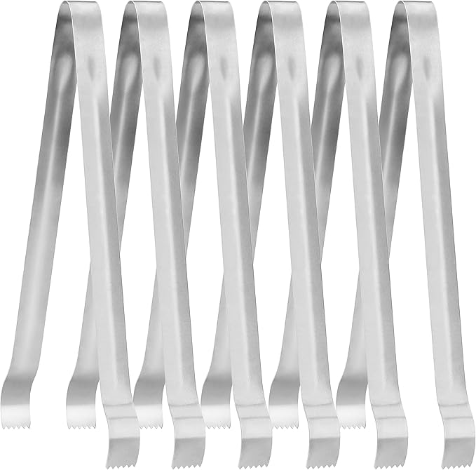 New Star Foodservice 42283 Restaurant-Grade Pom Tong, Stainless Steel, 12 inch, Set of 6, Silver - Image 2