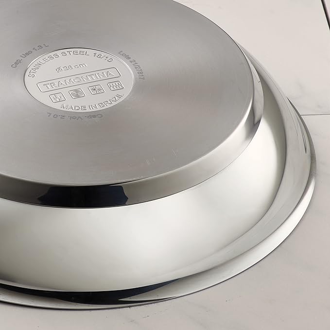 Tramontina 10-Inch Non Stick Frying Pan, Tri-Ply Base Stainless Steel Skillet with Reinforced Nonstick Coating, Dishwasher and Oven Safe - Image 5