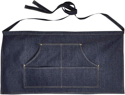 Unisex Jeans Stitch Denim Waist Apron OS INDIGO DENIM